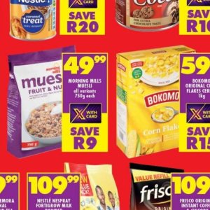 Muesli at Shoprite