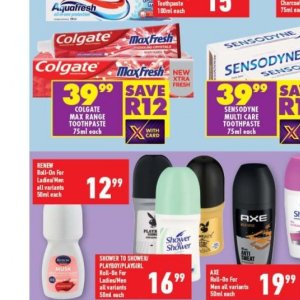 Toothpaste colgate  at Shoprite