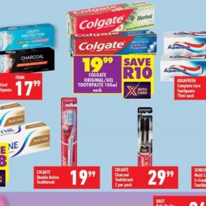 Toothpaste colgate  at Shoprite