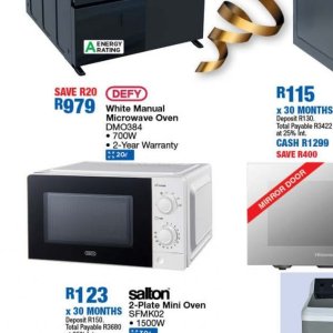 Microwave oven at OK Furniture