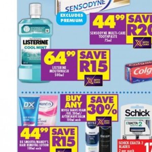 Mouthwash listerine  at Shoprite