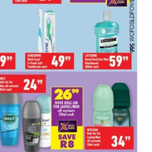 Mouthwash listerine  at Shoprite