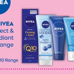 Body oil nivea  at Shoprite