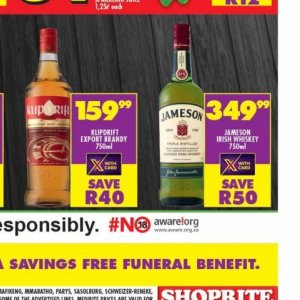 Whiskey at Shoprite