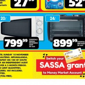 Microwave oven at Usave