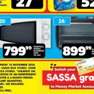 Microwave oven at Usave