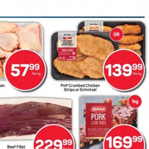 Schnitzel at Pick n Pay Hyper