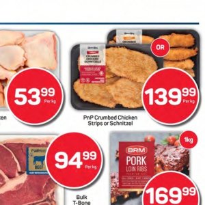 Schnitzel at Pick n Pay Hyper