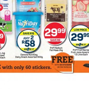 Stickers at Pick n Pay Hyper