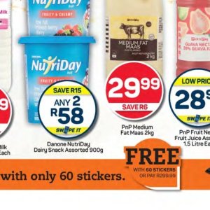 Stickers at Pick n Pay Hyper