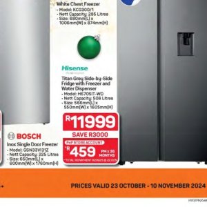 Freezer at Pick n Pay Hyper