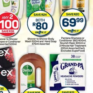 Shampoo at Pick n Pay Hyper