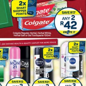 Toothpaste colgate  at Pick n Pay Hyper