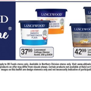 Cottage cheese at OK Foods