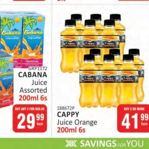 Juice cappy  at Kit Kat Cash&Carry