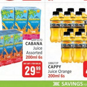 Juice cappy  at Kit Kat Cash&Carry