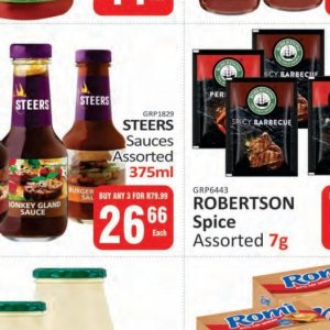 Sauces at Kit Kat Cash&Carry