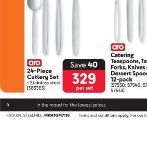 Cutlery at Makro