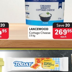 Cottage cheese at Makro