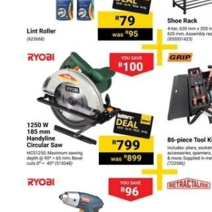 Circular saw at Builders Warehouse