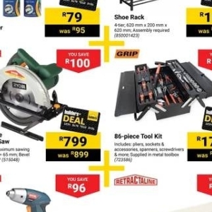 Pliers at Builders Warehouse