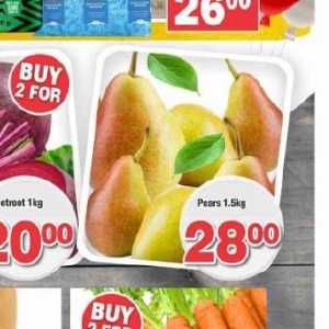 Pears at Big save