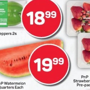 Strawberries at Pick n Pay Hyper