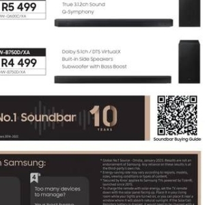  SoundBar at Samsung