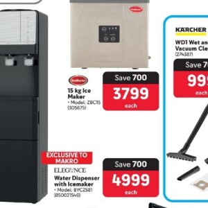 Ice maker at Makro