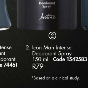 Deodorant at Justine