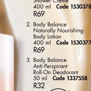 Body lotion at Justine