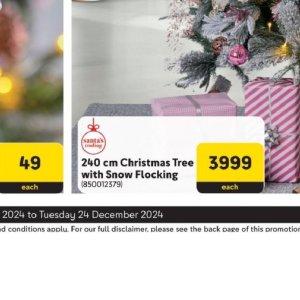 Christmas tree at Makro