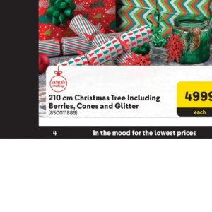 Christmas tree at Makro