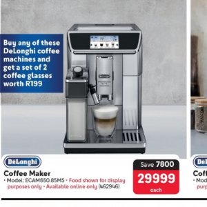 Coffee machine at Makro