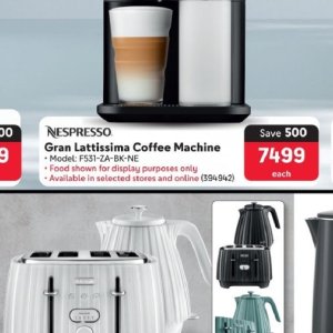 Coffee machine at Makro