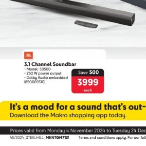  SoundBar at Makro