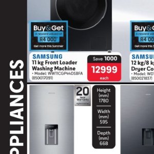 Washing machine samsung  at Makro