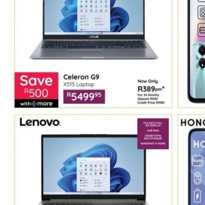 Laptop lenovo  at Bradlows/Morkels