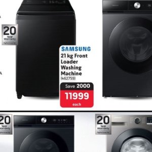 Washing machine samsung  at Makro