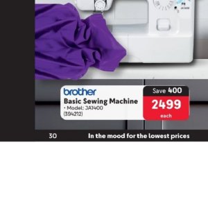 Sewing machine at Makro