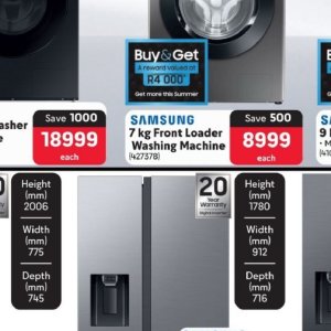 Washing machine samsung  at Makro