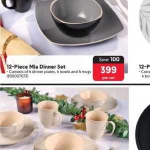 Dinner set at Makro