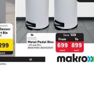 Garbage bin at Makro