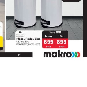 Garbage bin at Makro