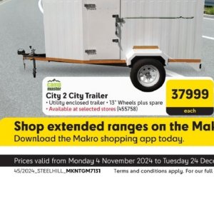 Trailer at Makro