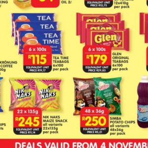 Tea at Shoprite