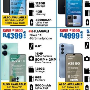 Smartphone huawei  at OK Furniture