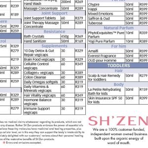 Supplements at Sh\'zen