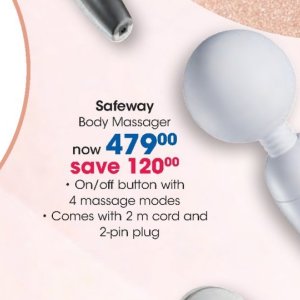 Massager at Clicks