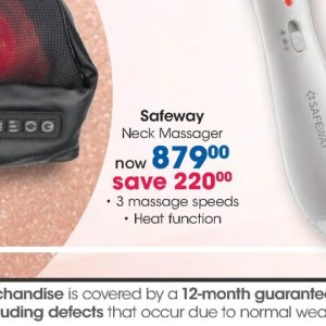 Massager at Clicks